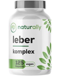 naturally Leber Komplex | mit Mariendistel, Artischocke, Löwenzahn, Cholin, Desmodium