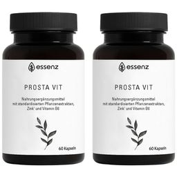 ESSENZ Prosta Vit Kapseln für Männer – Mit Kürbiskern, Sägepalme & Brennnesselwurzel