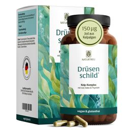 Jod Selen Kelp Komplex 180 vegane Kapseln Thymian Schilddrüse Drüsenschild NATURTREU®