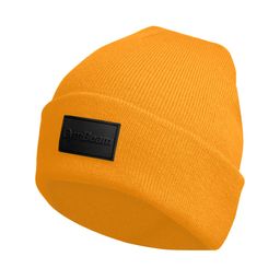 Mütze Unisex aus Acrylstrick Mustard