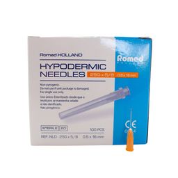 Romed Injektionskanülen 25G x 5/8, steril, 0.5 x 16 mm