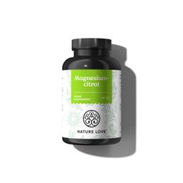NATURE LOVE® Magnesiumcitrat Kapseln - 180 Kapseln