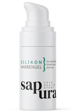Silikon Narbengel mit Pro-Vitamin B5 & Aloe Vera | Bei Narben & Dehnungsstreifen | sapura health