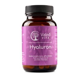 Valeo Vita® Hyaluronsäure – 500 mg je Kapsel, 500–700 kDa, fermentiert – 60 St für 2 Monate