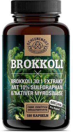 Scheunengut® Brokkoli  | 30:1 Brokkolisprossen-Extrakt mit mindestens 50mg Sulforaphan