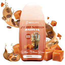 Neosupps Zero Sirup Barista Caramel, 65ml, kalorienfreier Genuss ohne Zucker und Fett