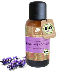 PHINTIN Bio Lavendelöl – 100 % naturrein, ätherisches Öl (Lebensmittelqualität)