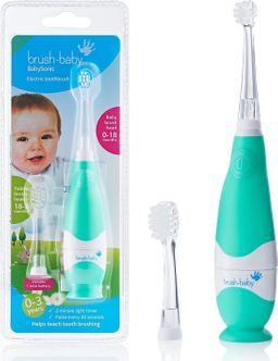 Brush Baby BabySonic Elektrische Zahnbürste für Kleinkinder und Kleinkinder im Alter von 0-3 Jahren