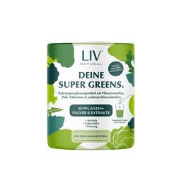 LIV Super Greens | Mit 30 Pflanzenextrakten, Vitaminen und Mineralstoffen