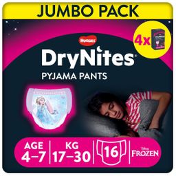 Huggies DryNites Windeln Windelhosen Mädchen 4-7J 17-30kg Jumbo Monatspack