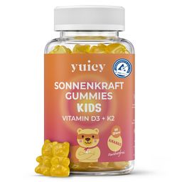 yuicy® Kids Sonnenkraft – Vitamin D3 + K2 Gummibärchen für Kinder