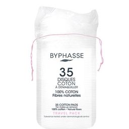 Byphasse - Make-up Entferner Baumwollpads 100% Naturfasern x35