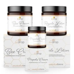 bedrop: Hautpflege-Set | Bee Cream + Propolis Cream + Royale Lotion