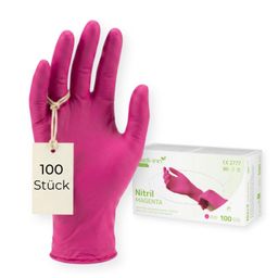 Medi-Inn Nitril Magenta Einmalhandschuhe