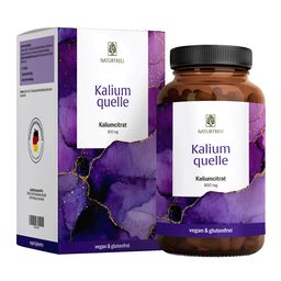 Kaliumcitrat 800 mg reines Kalium KALIUMQUELLE 240 vegane Kapseln NATURTREU®
