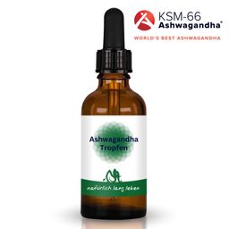 natürlich lang leben Ashwagandha Extrakt Tropfen vegan