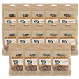 Dogs’n Tiger Adult, Junior Hunde Snacks, Wunderkind, Leckerlies, 100% Entenbrustfilet