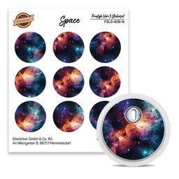 Diasticker® FreeStyle Libre 3 / 3 Plus Sticker "Space"