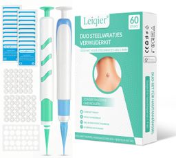 Leiqier Duo-Set für Hautanhängsel – Stielwarzen-Entferner für 1–9 mm