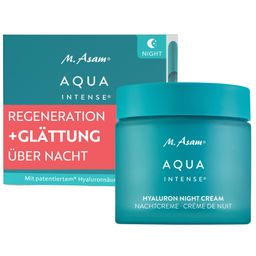 M ASAM, AQUA INTENSE Hyaluron Nachtcreme