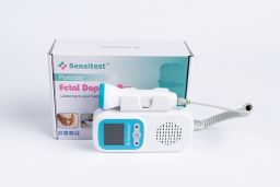 Sensitest Fetal-Doppler - Herzschlag des Babys hören - Display und Ultraschallgel
