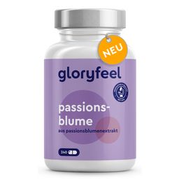 gloryfeel ® Passionsblume Kapseln - 240 Kapseln - 3750mg Passionsblume (937mg Passionsblumenextrakt)