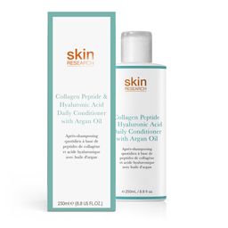 Skin Research Tägliche Pflegespülung mit Kollagenpeptiden, Hyaluronsäure und Arganöl, 250 ml