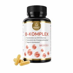 Smart Fasting® Vitamin B Komplex - hochdosiert - 500µg B12 - 8 B-Vitamine - vegan