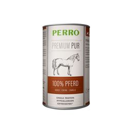 PERRO Premium Pur Pferd - Nassfutter Hund adult