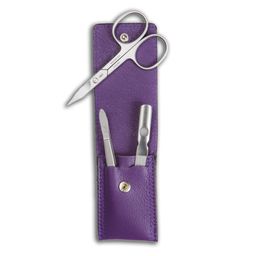 DREITURM Solingen  Maniküre-Etui 3-teilig Solingen Aubergine