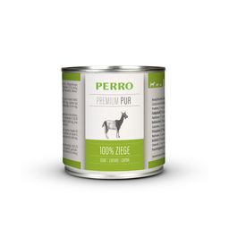 PERRO Premium Pur Ziege - Nassfutter Hund adult