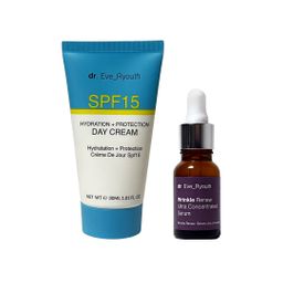 Dr. Eve_Ryouth Protection Tagescreme + Wrinkle  Serum set