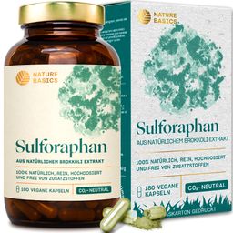 NATURE BASICS®  Sulforaphan Brokkoli Extrakt Vegan im Braunglas