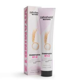Zahnheld Nature Zahnpasta B12, flouridfreie Zahncreme mit Vitamin B12, Naturkosmetik, vegan