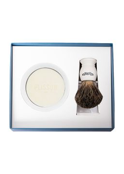 Plisson 1808 Essentiel 3-piece set Pure Badger Russian Grey