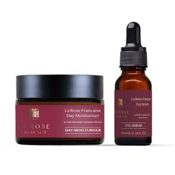 Dr. Botanicals Anti-Aging La Rose Francaise Duo Feuchtigkeitscreme & Augenserum Set