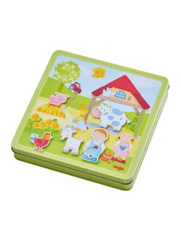 HABA Puzzle Magnetspiel-Box Peters und Paulines Bauernhof