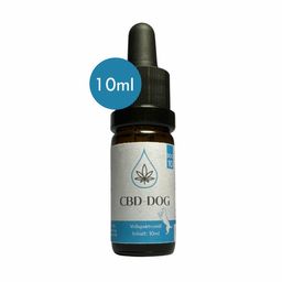 CBD Öl für Hunde mit MCT Öl verfeinert, 10% CBD Anteil - 10ml Flasche - Laborgeprüft