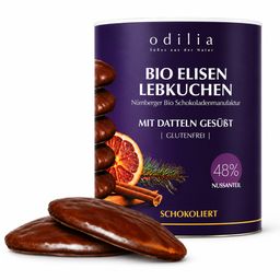 odilia Bio Elisen Lebkuchen Schokoliert | ohne Zuckerzusatz, vegan, handgefertigt