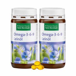 Sanct Bernhard Omega-3-6-9 Leinöl-Kapseln