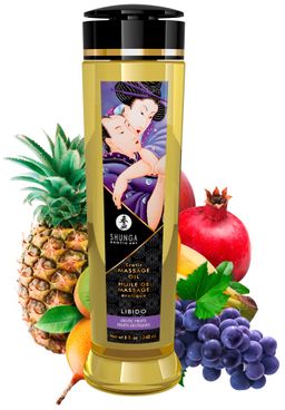 Massageöl mit Duft "Erotic Massage Oil" | vegan, kaltgepresste natürliche Öle | Shunga