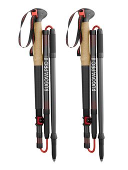 ALPENWERT Faltbare Wanderstöcke Aluminium 100 - 120 cm