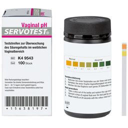 SERVOTEST Vaginal pH Teststreifen Indikatorstreifen präzise Messung Farbskala