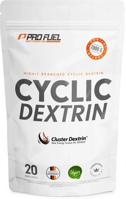 ProFuel - Cluster Dextrin® 1kg - hochverzweigtes zyklisches Dextrin - 20 Portionen - 1 kg
