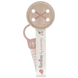 Suavinex Birdies Schnullerband-Schnullerkette 0 Monate und Mehr (Farbe : Rosa)