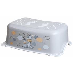 Maltex Babymatex Schemel Tritthocker Zebra grau