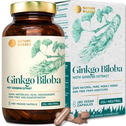 NATURE BASICS® - Natürliches Ginkgo Biloba mit Ginseng Extrakt