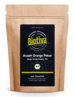 Biotiva Assam Orange Pekoe Schwarztee Bio