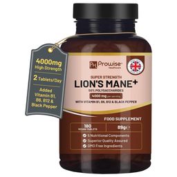 Prowise Healthcare Löwenmähnen-Pilzpräparat 4000 mg mit Vitamin B1
