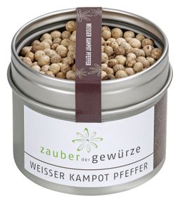 Zauber der Gewürze Weißer Kampot Pfeffer